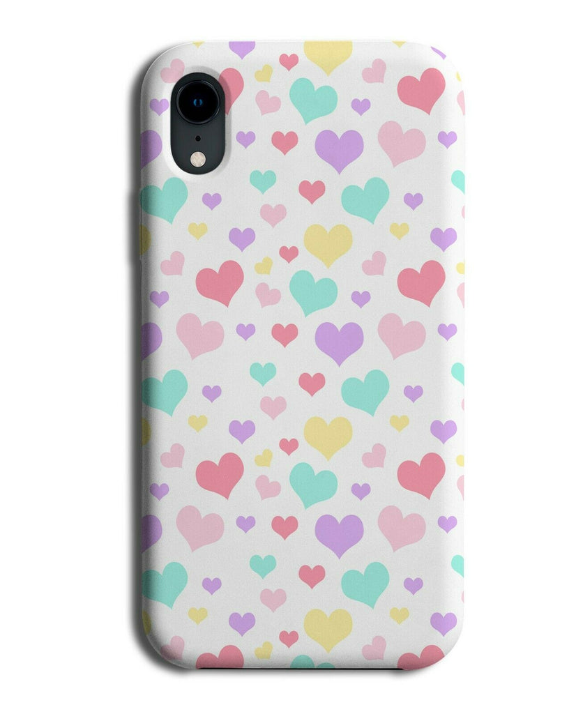 Colourful Loveheart Phone Case Cover Love Hearts Symbol Shape Shapes F741