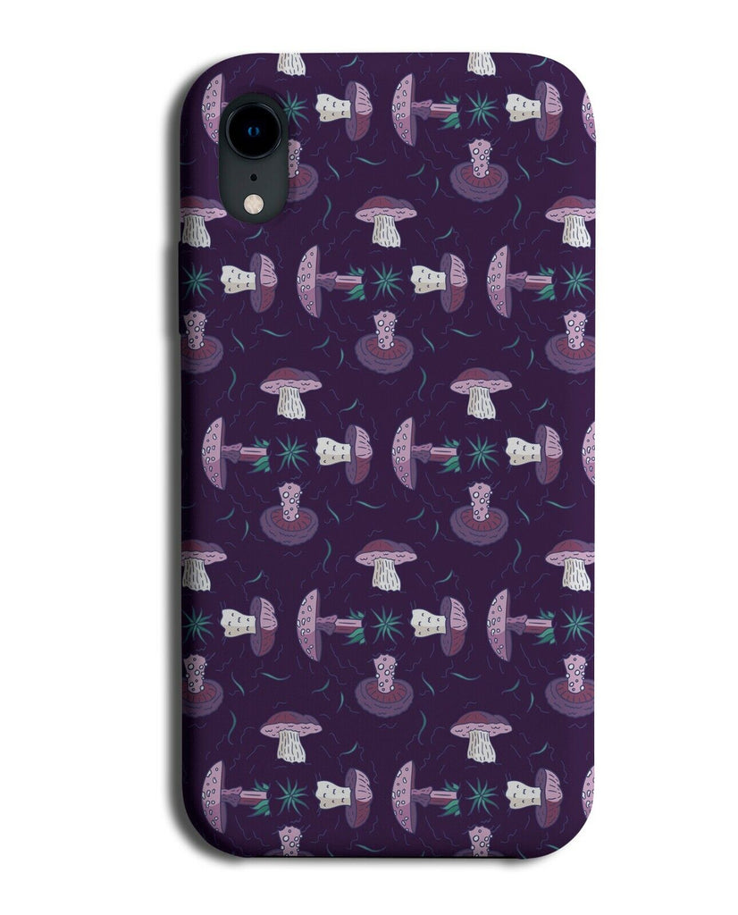 Purple Mushroom Design Phone Case Cover Shapes Mushrooms K855