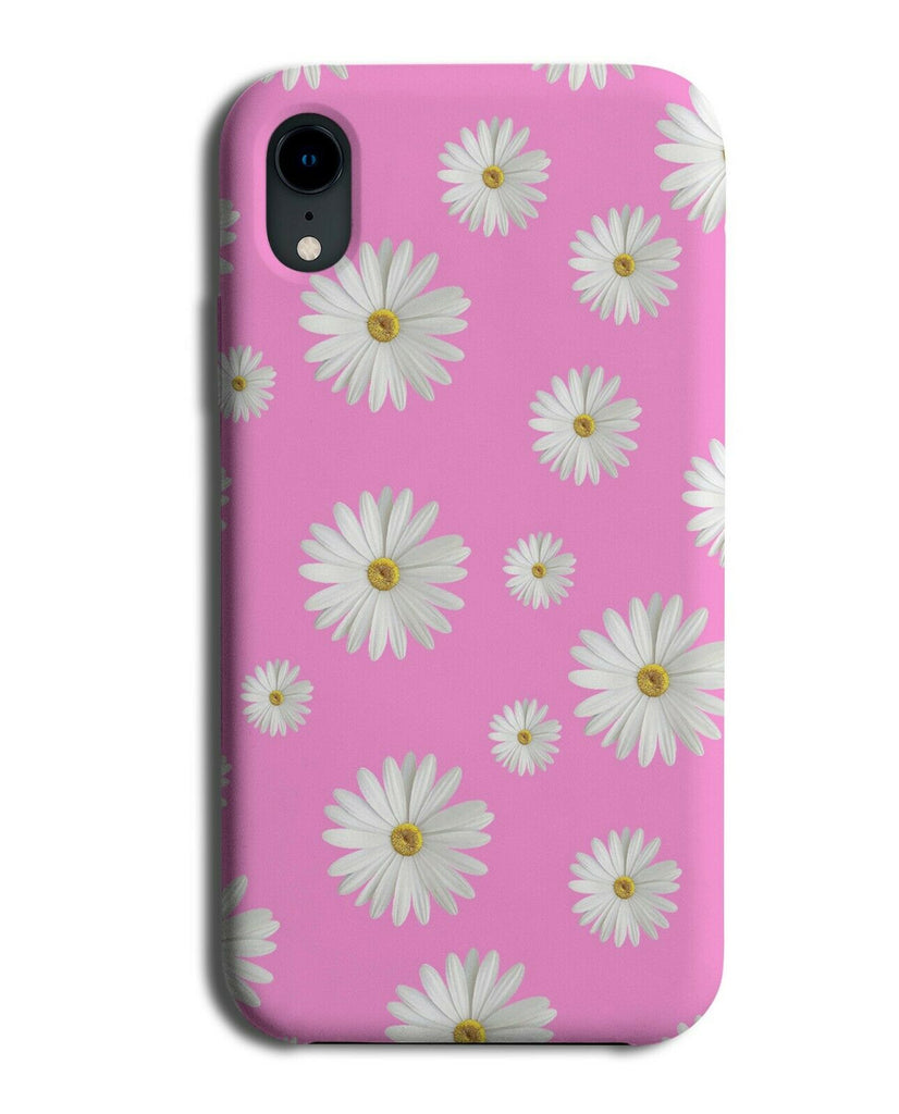Hot Pink Daisy Pattern Phone Case Cover Daisies Summer Flowers Floral B974