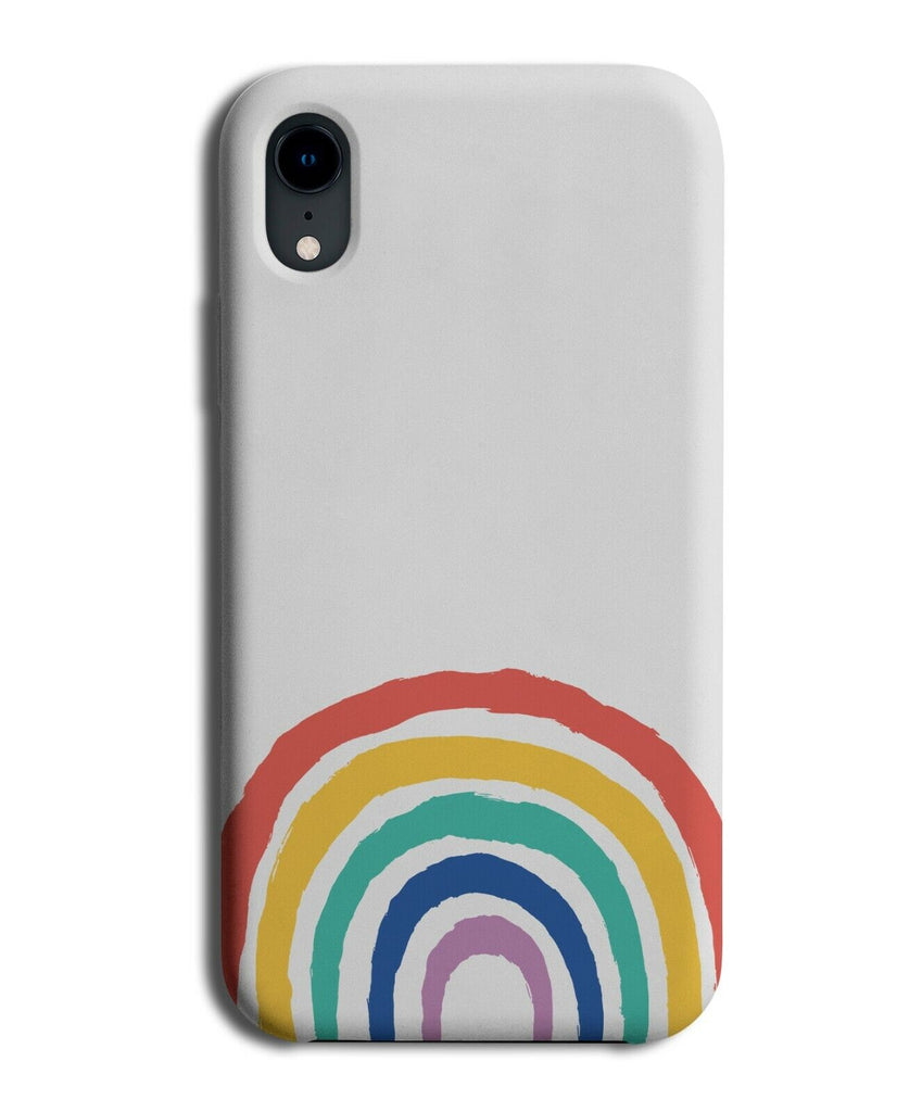 Rainbow Oil Painting Picture Phone Case Cover Paint Strokes Art Work K209