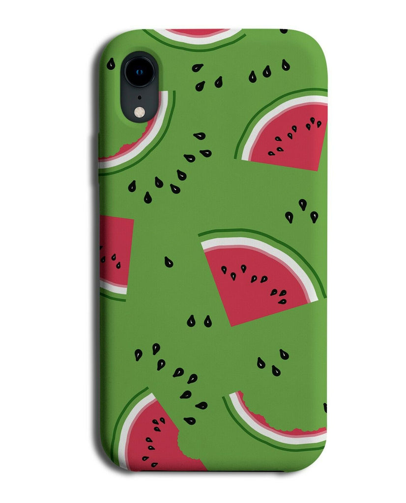 Green Melon Slices Phone Case Cover Seed Seeds Seeded Print Pattern E802