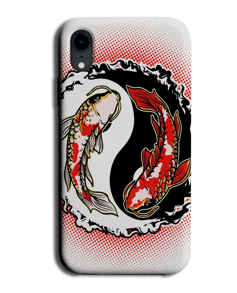 Yin and Yang Koi Fish Phone Case Cover Japan Japanese Koi Kois Carp Carps AW82