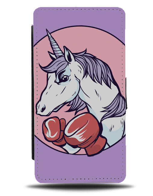 Girly Boxing Unicorn Cartoon Phone Cover Case Head Unicorns Boxer Gloves J067