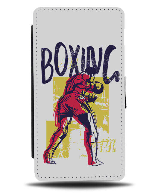 Fighting Boxer Phone Cover Case Abstract Sports Art Boxing Picture Mens J057