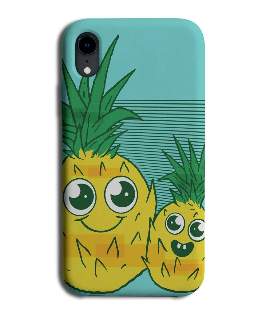 Cute Father and Son Pineapples Phone Case Cover Pineapple Family Mother K028