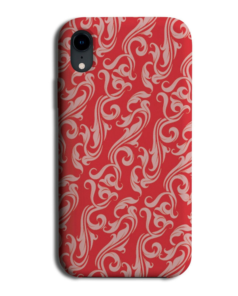 Red Chinese Streamers Print Phone Case Cover China Pattern E641