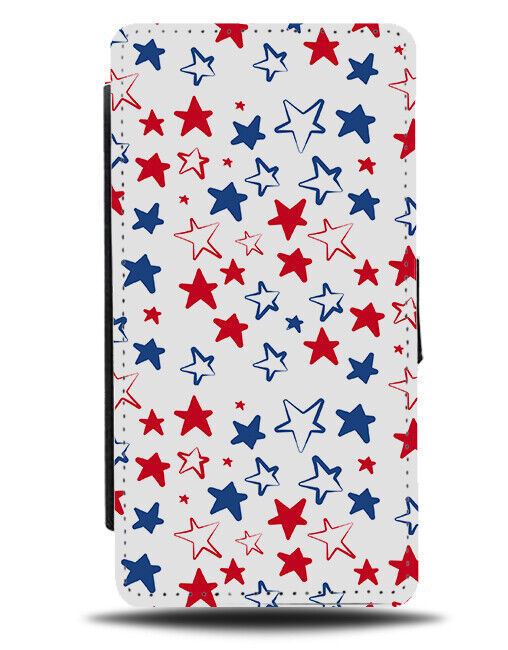 American Stars Pattern Wallpaper Flip Wallet Case Star America USA K831