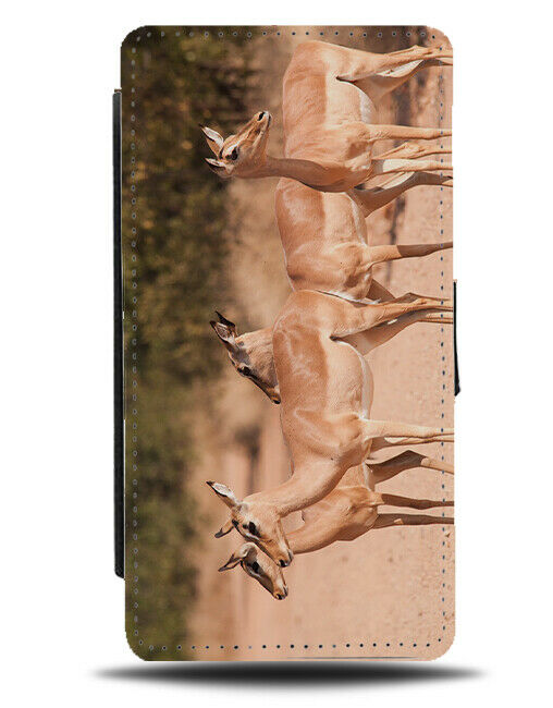 Wild Gazelles Flip Wallet Case Gazzelle Gazele Picture Photograph Gift H948