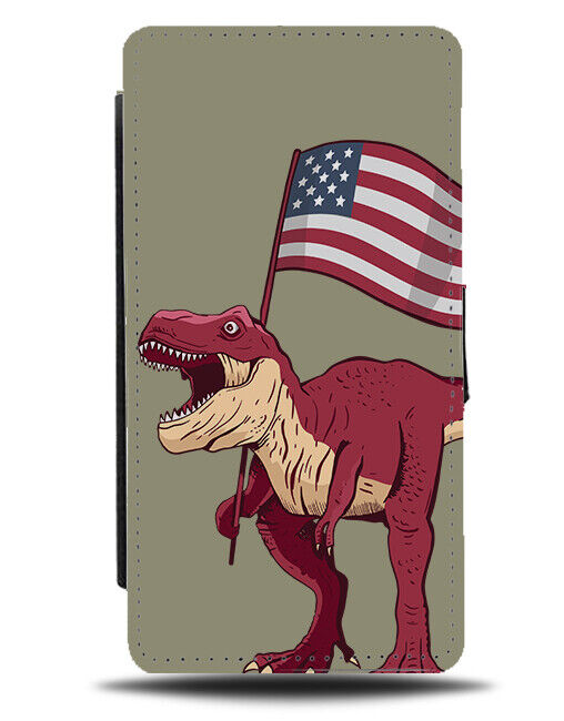Dinosaur American Flag Phone Cover Case USA America Stripes Patriotic J227