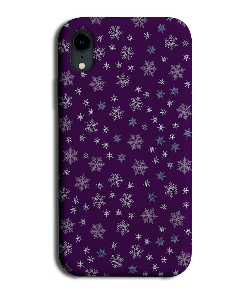 Stylish Falling Snowflakes Phone Case Cover Snowflake Snow Flakes Shapes H853