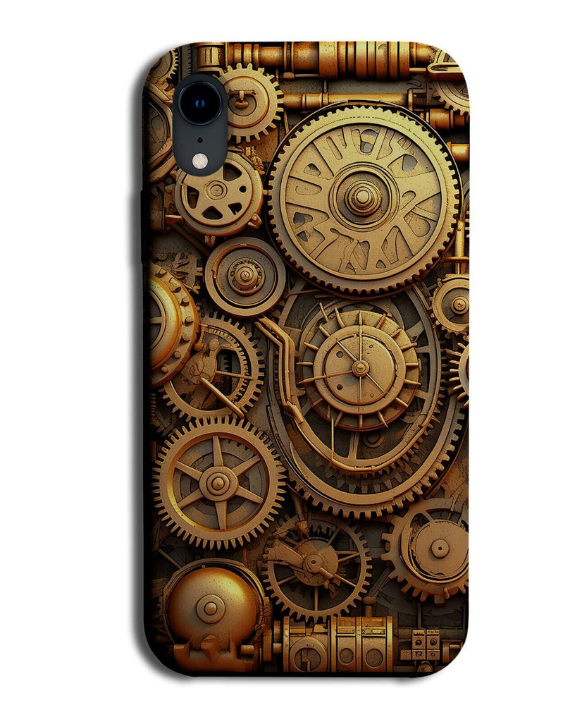 Steampunk Gears Insides Phone Case Cover Engine Gear Pattern Wheels Machine CQ74