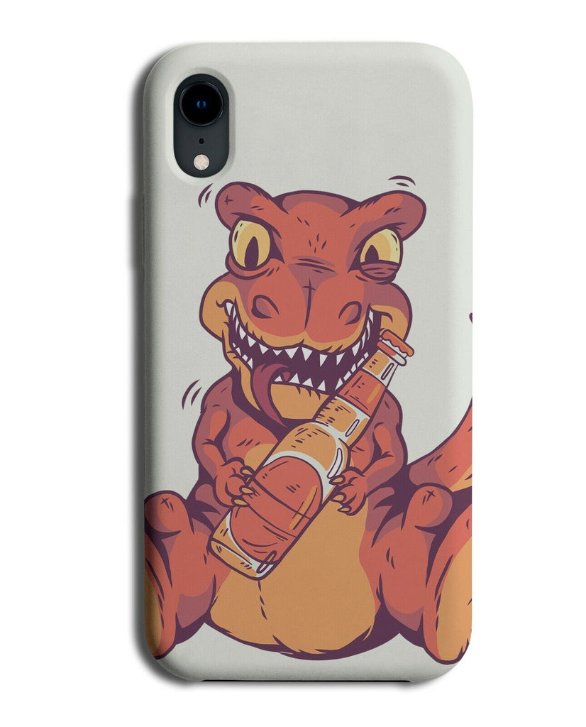 Baby Dinosaur With Bottled Beer Phone Cover Case Bottles Beers Dinosaurs J243