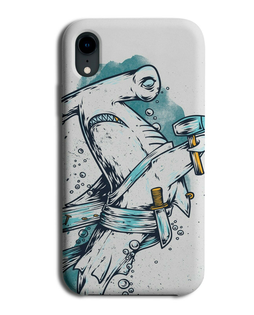 Hammerhead Shark Warrior Phone Case Cover Swordsman Pirate Pirates Sharks E220