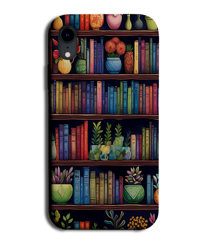 Book Lover Phone Case Cover Books Story Shelving Picture Photo Novelty DE02