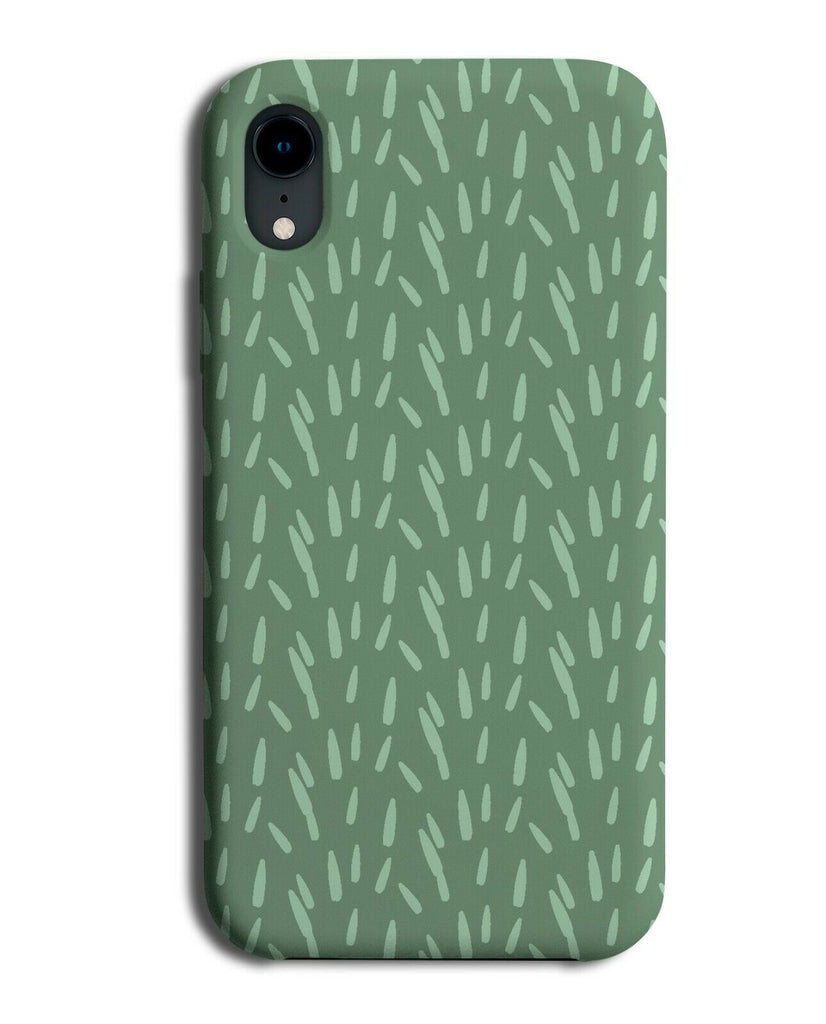 Green Gardening Phone Case Cover Allotments Print Cactus Lines E963