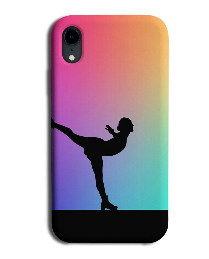 Ice Skating Phone Case Cover Skates Skater Figure Present Multicoloured i636
