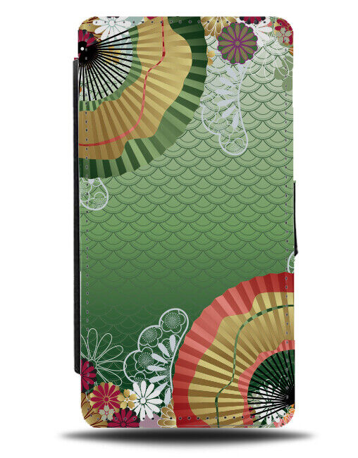 Asian Themed Flip Wallet Case Asia Chinese Japanese Japan China E605