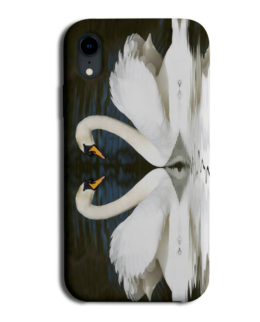 Swan Couple Picture Phone Case Cover Photo Photograph Swans Geese Goose L035