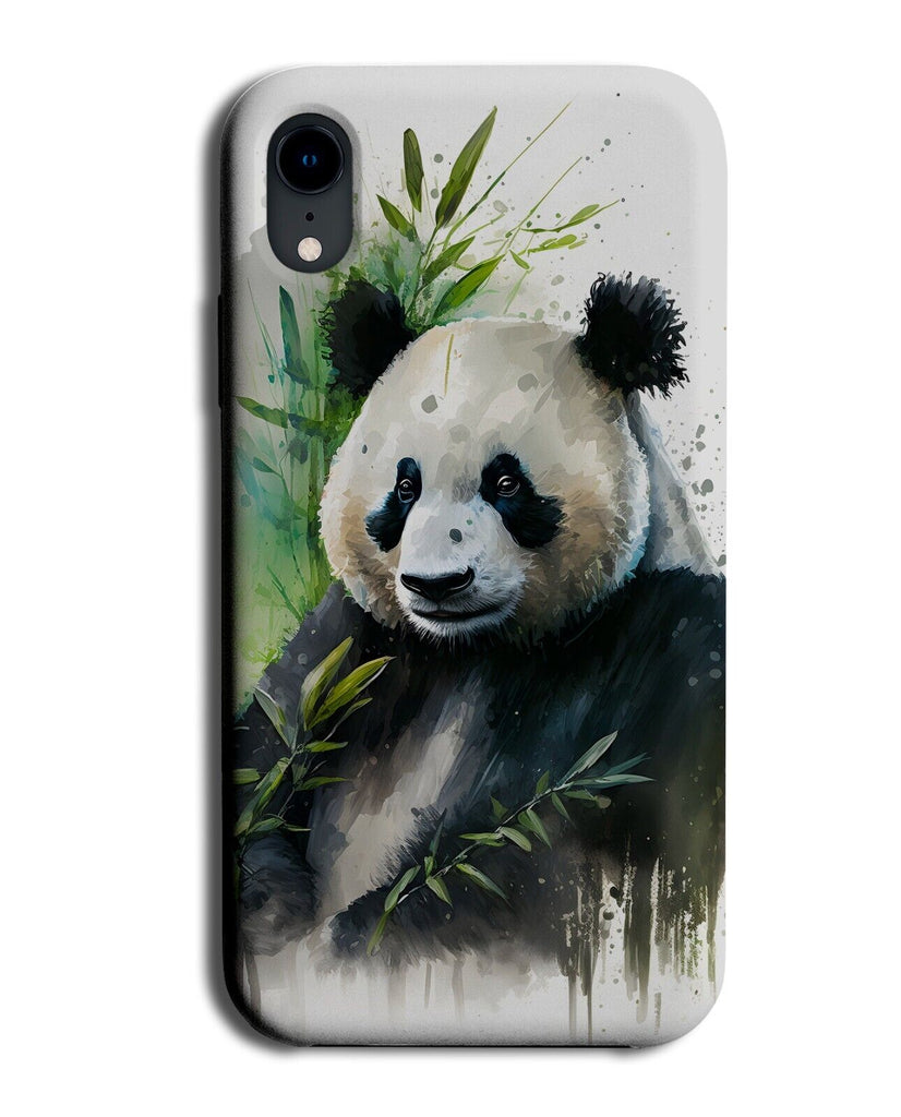 Stylish Fancy Panda Bear Phone Case Cover Giant Pandas Bamboo Bamboos Food AX73