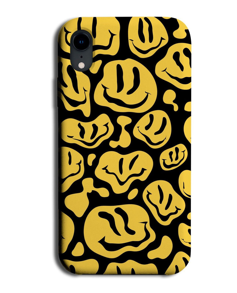 Acid Smileys Design Phone Case Cover Smiley Faces Head Heads Retro Face N667