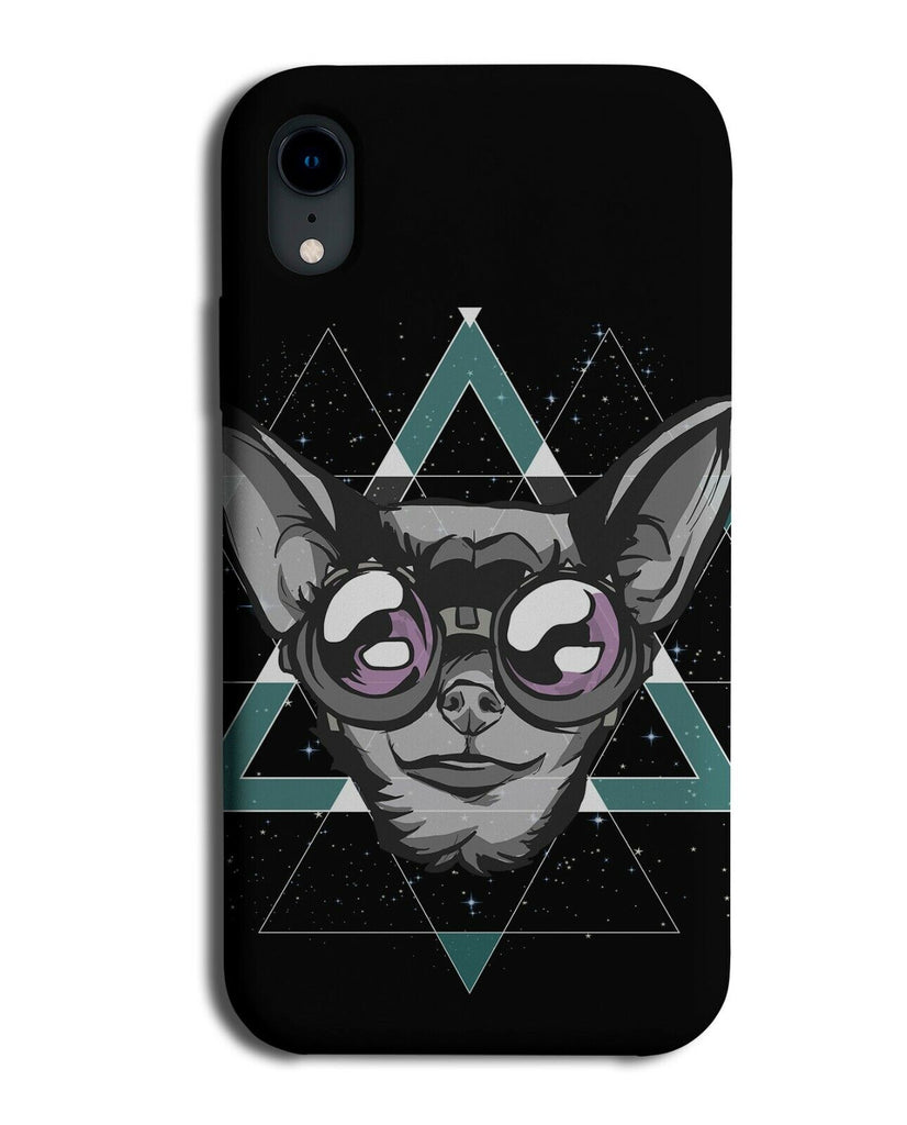 Raver Chihuahua Clip On Phone Case Chihuahuas Dog In Sunglasses Face Funny E692