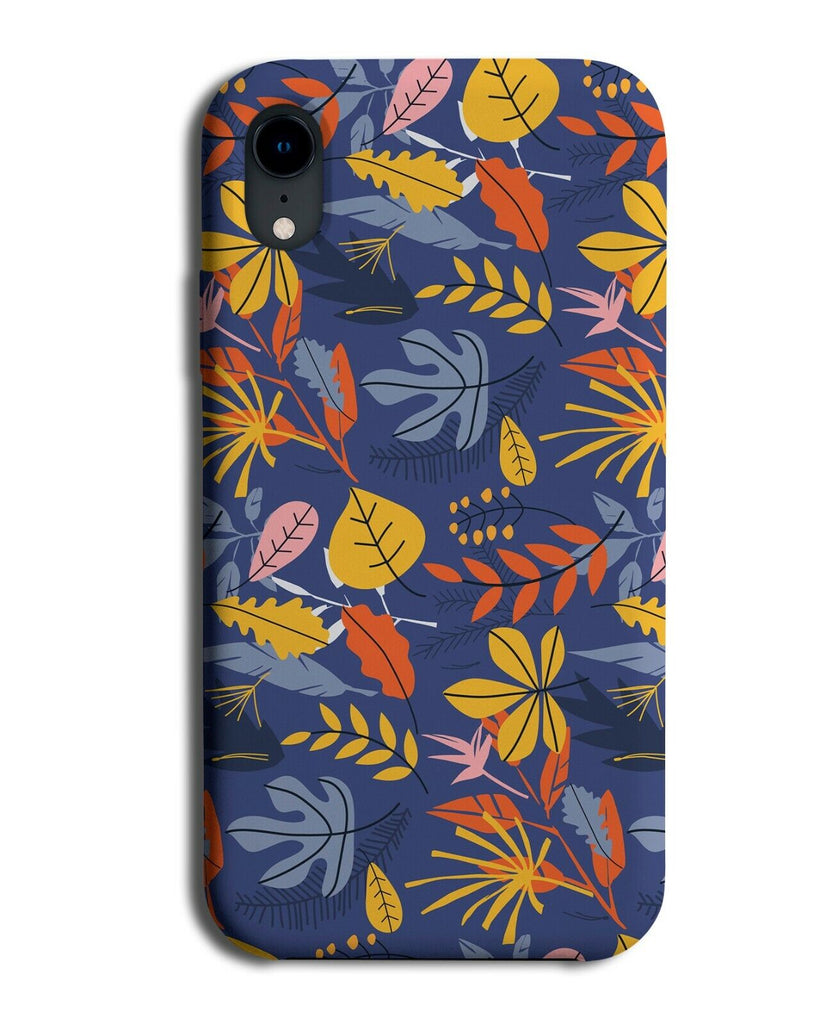 Cartoon Autumn Leaves Phone Case Cover Leaf Pattern Picture October E591